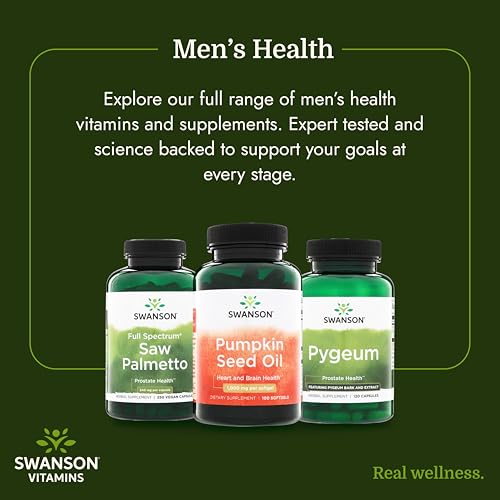 Image of Swanson Premium Pumpkin Seed Oil 1000 mg, 100 Sgels