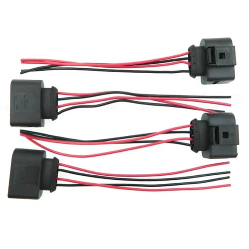 Compatible With For MK6 For Golf R 2.0T 2011-2014 For Passat 1.8T 2.0T 2001-2010 �Ԃ̓_�΃R�C���R�l�N�^�n�[�l�X�v���O 1J0973724 �����ԗp�_�΃R�C�����i(4pcs)