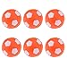F Fityle 6 sztuk piłkarzyków stołowych piłeczki plastikowe piłki do piłki nożnej - pomarańczowe