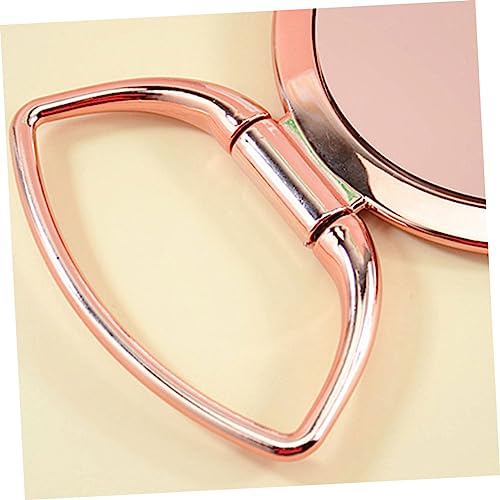 Espejo de Maquillaje Redondo Rosado para Tocador miniatura 4
