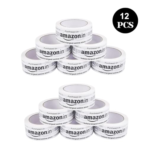 Image of Amazon.in Printed Packing Tape | Pack of 12