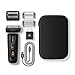 MANSCAPED® The Chairman™ PRO Men’s Electric Foil Face Shaver - Two Interchangeable Blade Heads, SkinSafe® Four-Blade Foil & Stubble Trimmer, USB-C Wireless Compatible Charging, Gentle on Neck