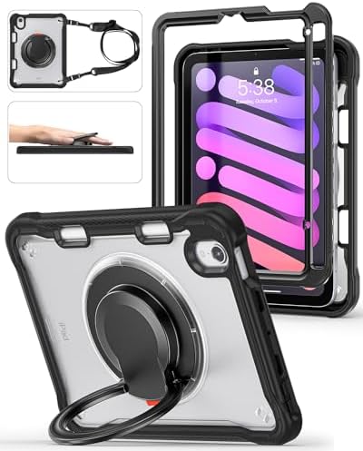 Custodia IPad Mini 6 (8.3', 2021) – Antishock, Con Supporto E Porta Matita – Silicone