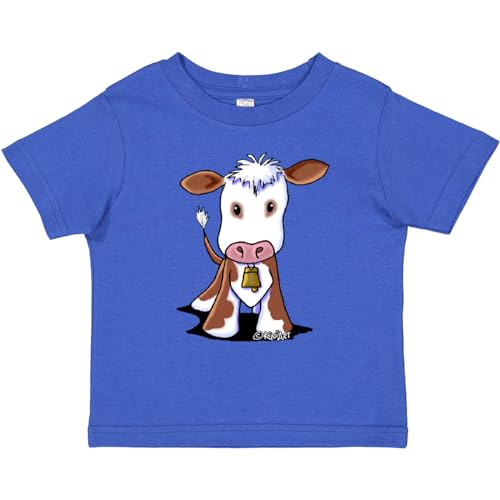inktastic Little Brown Cow Toddler T-Shirt 3T Royal Blue - KiniArt 39f4