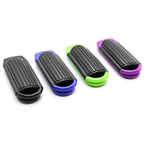 Pack of 4 Portable Folding Hair Brush with Mirror, Compact Pocket Hair Comb for Travel Gift