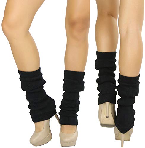 Image of ToBeInStyle Women's Sexy Soft Knit Thick Knee High long Leg Warmers