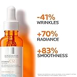 La Roche-Posay Pure 12% Vitamin C Serum For Face With Hyaluronic Acid & Salicylic Acid, Hydrating Face Serum, Boost Radiance & Reduce Wrinkles, 2 Formulas for Normal or Oily Skin Control - Image 5