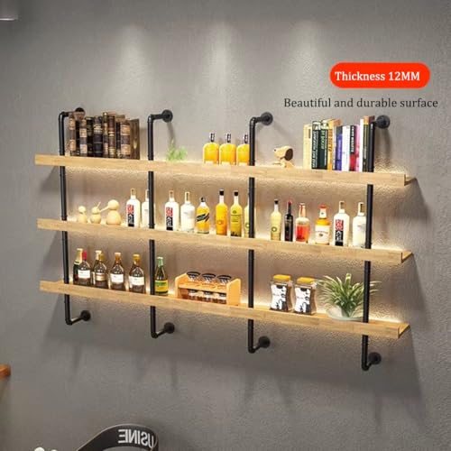 Étagère à vin murale moderne pour optimiser l'espace du salon - 4