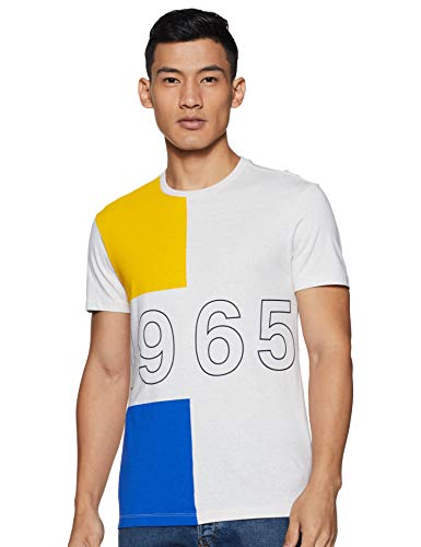 Image of UNITED COLORS OF BENETTON Men's Solid T-Shirt