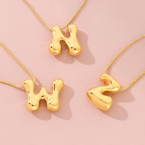 Save on Lcherry Gold-Plated Bubble Letter Necklace with Code 8YUR45OV - Image 5