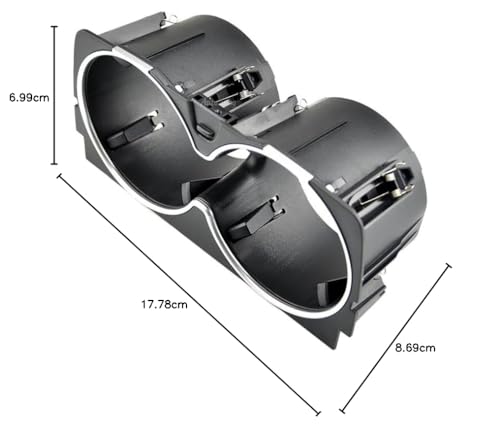 MKptopia Getränkehalter für die vordere Mittelkonsole des Autos, kompatibel mit Ben-z W222 S Class (Baujahr 2014-2017)