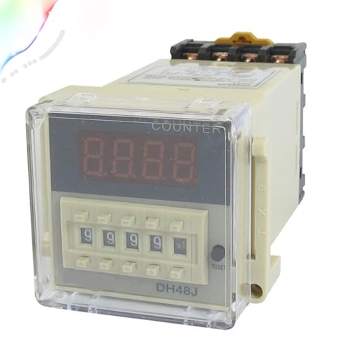 Relé contador digital programable DH48J-8A de alta precisión estructural