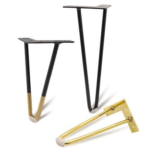 Piernas de soporte para sofá de metal resistente que facilitan la limpieza baja 5