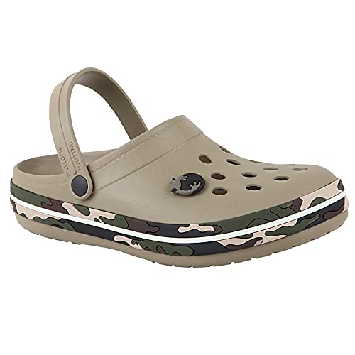 Image of NEOZ Men's Casual Clogs /Sandals with Adjustable Back Strap for Adult | Comfortable & Light Weight | Stylish & Anti-Skid | Waterproof & Daily Flipflops
