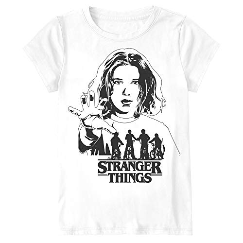 Netflix Girls Stranger Things Logo Shirt - Joyce Byers, Jim Hopper, Mike Wheeler & Eleven Tee Stranger Things T-Shirt