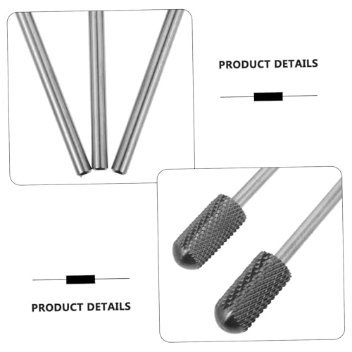 Foret à manucure 3 pièces pour coupe nette et polissage des ongles