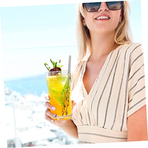 Pajitas de acero inoxidable reutilizables con forma de corazón Beavorty para café y smoothies 4