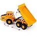 POCO DIVO Diecast 3pcs Construction Vehicle Play Set, 1/50 Crawler Excavator, 1/50 Wheel Loader, 1/87 Dump Truck, Action Alloy Toy Backhoe Dozer Hauler Scale Model, Kid Boy STEM Gift Adult Collection