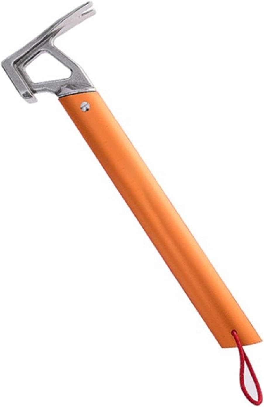 Multi-Function Outdoor Camping Tent Peg Hammer for Hiking Fishing Mountaineer Climbing Fit for Driving Stakes Into Rock (Color : Small)