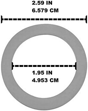 Miniatura 2 de Univen Sello de junta tórica de licuadora para licuadoras Oster y Osterizer fabricadas en Estados Unidos, paquete de 3
