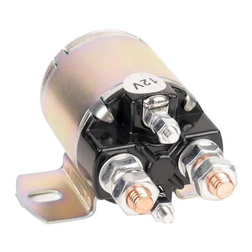 BlueStars 12V 4 Terminal Starter Solenoid - Fits Yamaha Gas Golf Cart G2