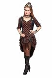 Material: 100% Polyester Damen Kostüm Western Saloon Girl Steampunk Karneval Fasching Gr.46