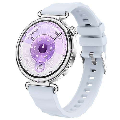 DEALELE �X�g���b�v Huawei Watch GT5 Pro 42mm/GT5 41mm/GT4 41mm/Garmin Venu 3S/Fossil �����p Gen 6 ���f�B�[�X 18mm�\�t�g�A�C�X�N���X�^���V���R�������p���X�g�o���h, 18