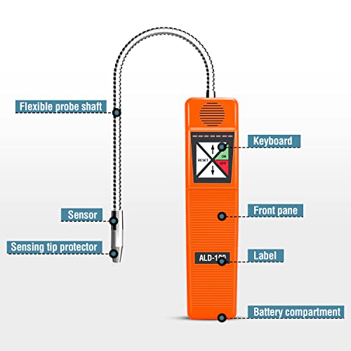 Refrigerant Leak Detector Ald-100 + Electronic Refrigerant Scale 90Kg Aprvtio #TOP6