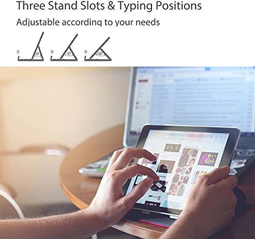 Case for ipad Air 2/Air 1/iPad 9.7 Inch 2018/2017(5th/6th generation), 360 Degree Rotating Multi-Angle Viewing Folio Stand Cases with Auto Sleep/Wake (Pink Marble) - Image 6