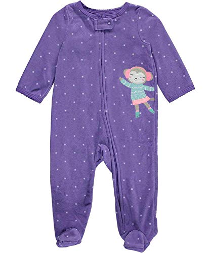 Carter's Baby Girls Microfleece, Purple, 3M