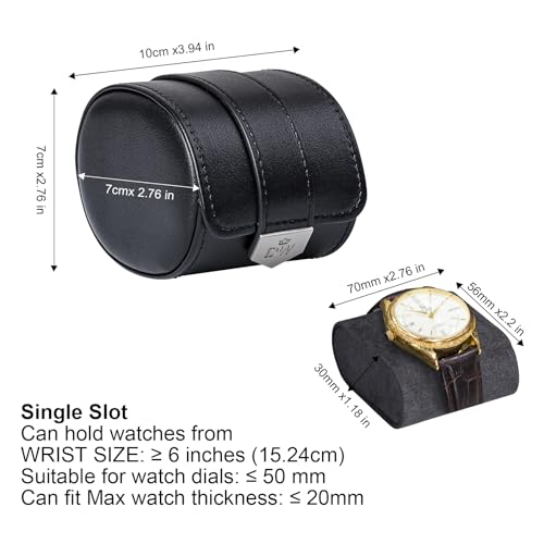 Image of DUKWIN Watch Winder for Automatic Watches, White Lockable Watch Winders with Extra Watch Storage, Jewelry Storage, 4 Rotation Modes, LED Light, Super Quiet Mabuchi Motor and Spring Watch Pillows