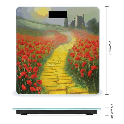 Báscula digital de baño precisa FekiLoot con pantalla grande miniatura 2
