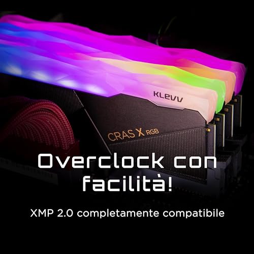 Image of KLEVV CRAS X DDR4 RGB 16GB (2x 8GB) 3600MHz CL18 Gaming Memory RAM kit XMP 2.0 High Performance Overclocking 18-22-22-42