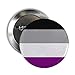 CafePress Asexual Pride Flag 2.25 Button 2.25