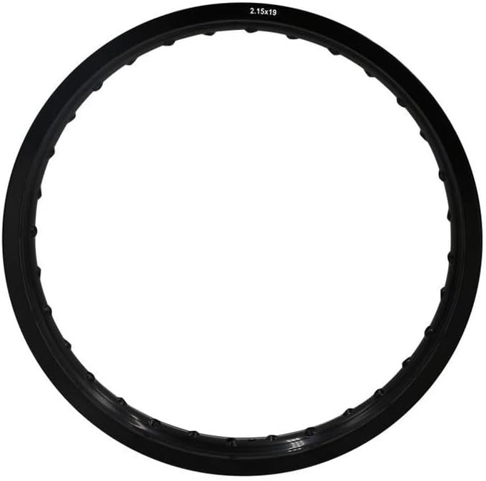 2.15x19 2.15 19 Inch 32/36 Spoke Holes 6061 Aviation Aluminum Strength Black/Silver Motorcycle Rims Circles Fit For Various Motorcycles.(Silver 36 Holes)