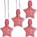 Star Bubble Necklaces | Pink | 4 Pcs
