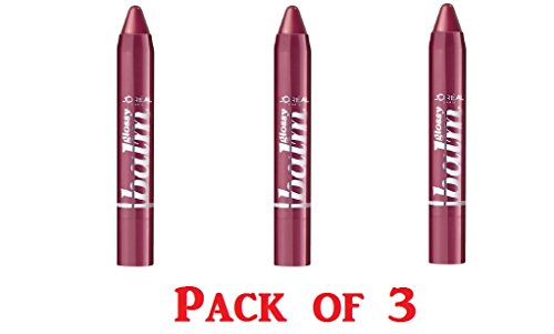 L'oreal Paris Colour Riche Glossy Balm, 270 Petite Plum (Pack of 3)