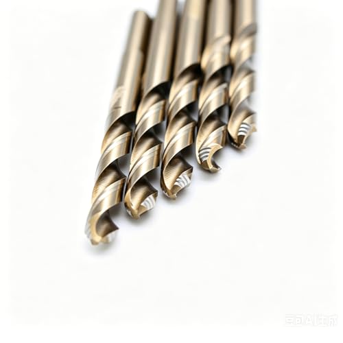Image of TEMO 5 pc 3 /16 Inch M35 Stepped Point Jobber Drill Bit, Easy Boost Twist Drill Bit Set for Acrylic Metal, Steel, Wood, Plastic