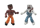 Diamond Select Toys Walking Dead Minimates Series 3 Tyreese and Farmer Zombie Action Figure