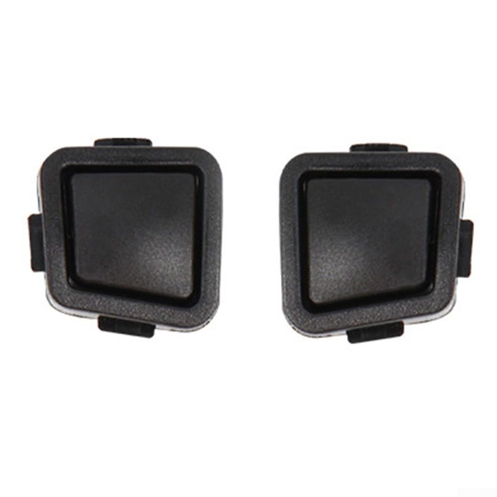 2X Keyless-Go Door Handle Button Cover for - – ABS Black Exterior Replacement Cover Compatible with W211, C209, W219, W251, W220, R230, W164, and X164 Models