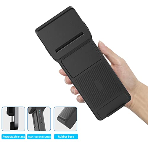 58Mm Pos Thermal Receipt Printer,Bluetooth Handheld Pos Machine Terminal Printer Mobile Pos Portable Back Clip Receipt Printer With Barcode Scanning Function Support Spp Protocol #TOP4