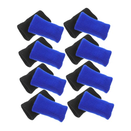 WRITWAA 20pcs Breathable Elastic Finger Sleeves for Basketball Volleyball Sports Non- Finger Protectors for Men Women Comfortable Reusable Guards for Prolonged Play