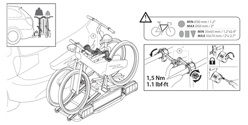 Menabo Fahrradträger E-Dison für E-Bikes