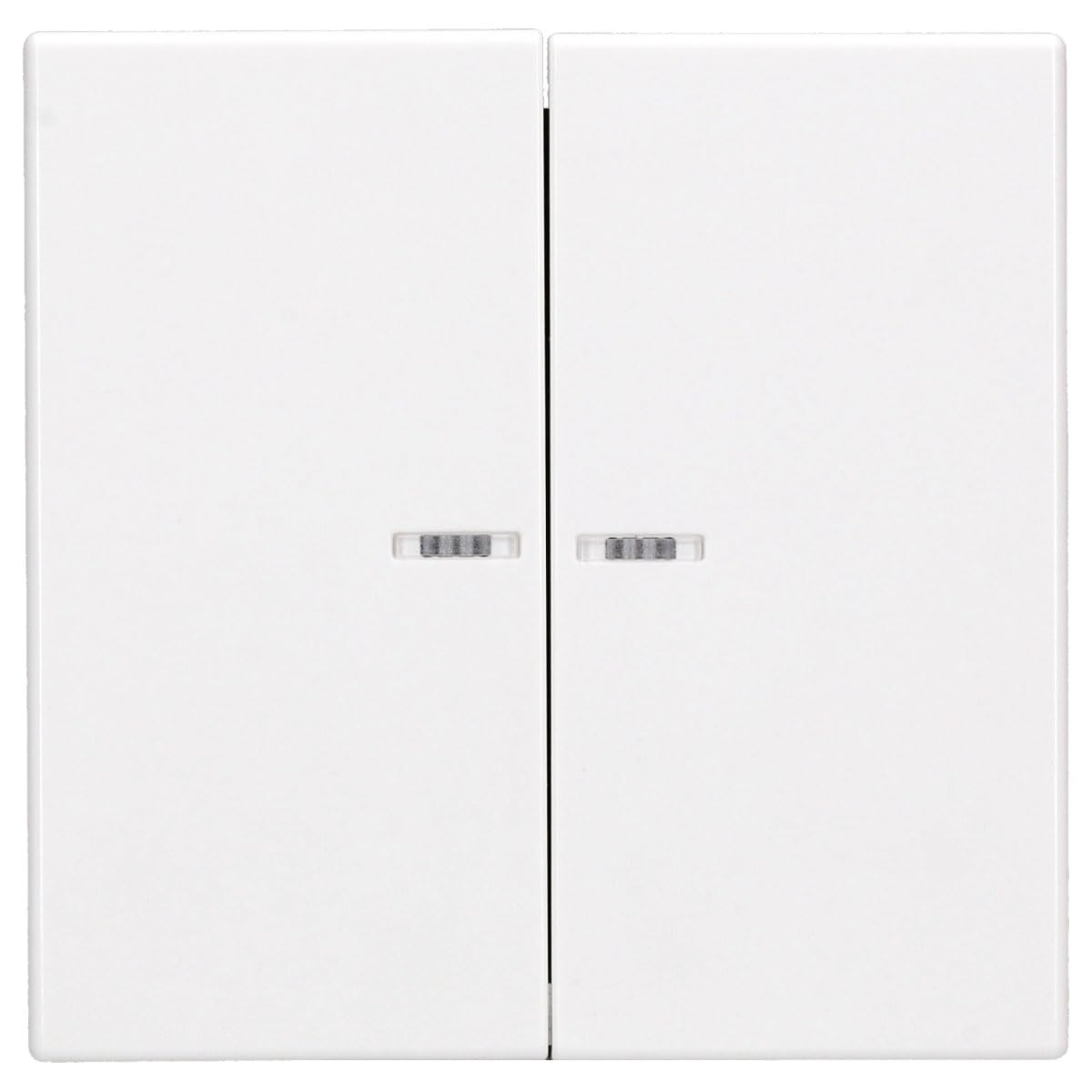 Jung Home Tastdimmer Universal LED + BTLS17102BFWW Taster 2-fach Alpinweiß Serie LS