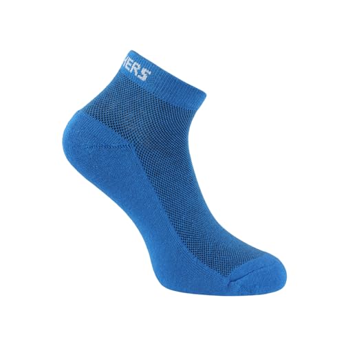 Image of SKECHERS SOCKS - PACK OF 3 MENS HALF TERRY ANKLE (S20075ID-WBKB L)