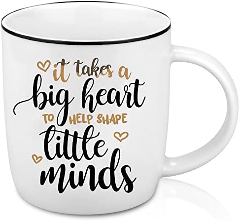 Quimoy It Takes A Big Heart Coffee Mug - Inspirational Teacher Gi...