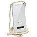 ZhuoFan Funda con Cuerda para Samsung Galaxy Note 8, Cárcasa Silicona Airbag Transparente con Colgante Ajustable Collar de Cuello Cadena Cordón Case Fundas Colgar Movil para Samsung Note 8, 17