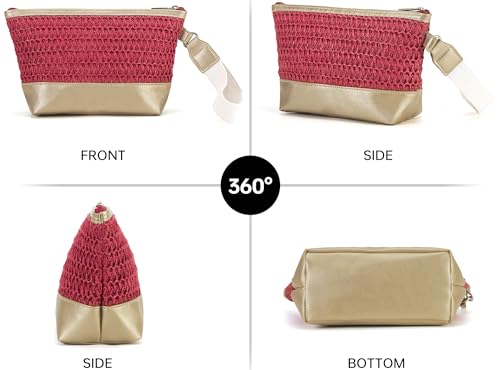 Beach Bags for Women - Summer Straw Bag Cute Woven Tote Purse for Vacation Travel