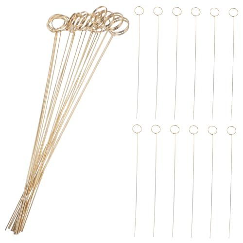 VICASKY 40 Runde Blumenkartenhalter Clips aus Eisen für Karten und Schilder