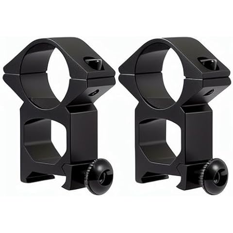wipboten 1 inch Scope Rings 1'' Rail Mounts Medium Profile for Optic Picatinny Weaver Cover
